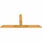 Ekena Millwork Portland Rough Sawn Timber Gable Bracket, Western Red Cedar, 60"W x 27"H x 2"D x 4"F, 11/12 Pitch GBW060X27X0204POR00RWR - alternate 3